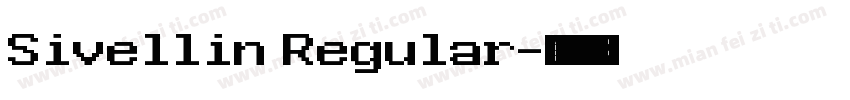 Sivellin Regular字体转换